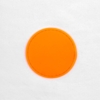 Лейбл из ПВХ Dzeta Round, L оранжевый неон (Изображение 2)
