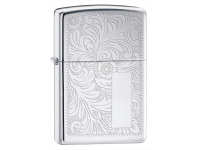 Зажигалка ZIPPO Venetian® с покрытием High Polish Chrome (серебристый) 