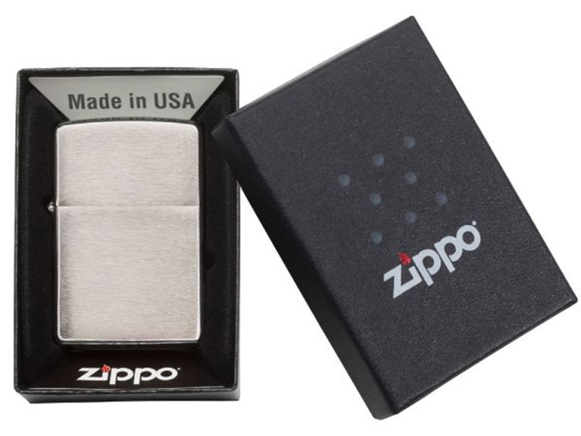 Зажигалка ZIPPO Armor™ c покрытием Brushed Chrome (серебристый)  (Изображение 5)