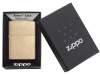 Зажигалка ZIPPO Armor™с покрытием Tumbled Brass (золотистый)  (Изображение 5)