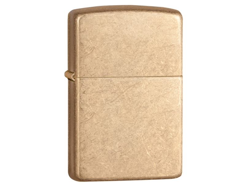 Зажигалка ZIPPO Armor™с покрытием Tumbled Brass (золотистый)  (Изображение 1)
