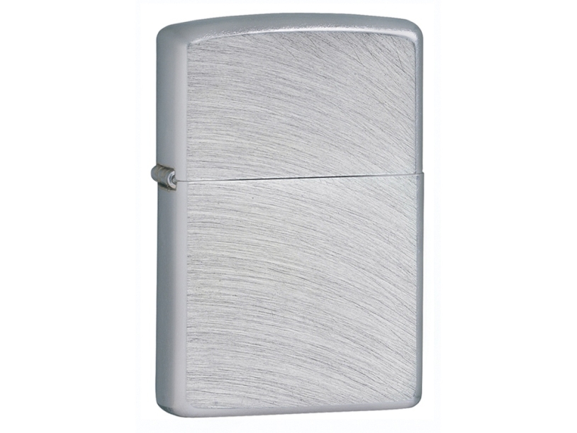 Зажигалка ZIPPO Classic с покрытием Chrome Arch, латунь/сталь, серебристая, матовая, 38x13x57 мм (Изображение 1)