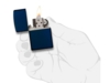 Зажигалка ZIPPO Classic с покрытием Navy Matte (синий)  (Изображение 5)