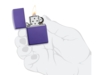 Зажигалка ZIPPO Classic с покрытием Purple Matte (фиолетовый)  (Изображение 5)