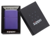 Зажигалка ZIPPO Classic с покрытием Purple Matte (фиолетовый)  (Изображение 7)