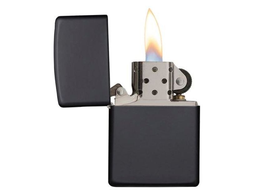 Зажигалка ZIPPO Classic с покрытием Black Matte (черный)  (Изображение 4)