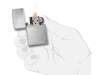 Зажигалка ZIPPO с покрытием Herringbone Sweep (серебристый)  (Изображение 4)