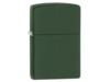 Зажигалка ZIPPO Classic с покрытием Green Matte (зеленый)  (Изображение 1)