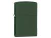 Зажигалка ZIPPO Classic с покрытием Green Matte (зеленый)  (Изображение 1)
