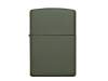 Зажигалка ZIPPO Classic с покрытием Green Matte (зеленый)  (Изображение 2)