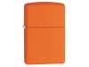 Зажигалка ZIPPO Classic с покрытием Orange Matte (оранжевый)  (Изображение 1)