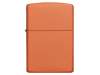 Зажигалка ZIPPO Classic с покрытием Orange Matte (оранжевый)  (Изображение 2)