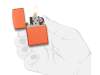 Зажигалка ZIPPO Classic с покрытием Orange Matte (оранжевый)  (Изображение 5)