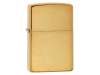 Зажигалка ZIPPO с покрытием Brushed Brass (золотистый)  (Изображение 1)
