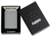 Зажигалка ZIPPO Classic с покрытием Flat Grey (серый)  (Изображение 12)
