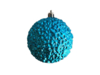 Новогодний ёлочный шар Рельеф (синий)  (Изображение 1)