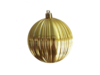Новогодний ёлочный шар Рельеф (золотистый)  (Изображение 1)