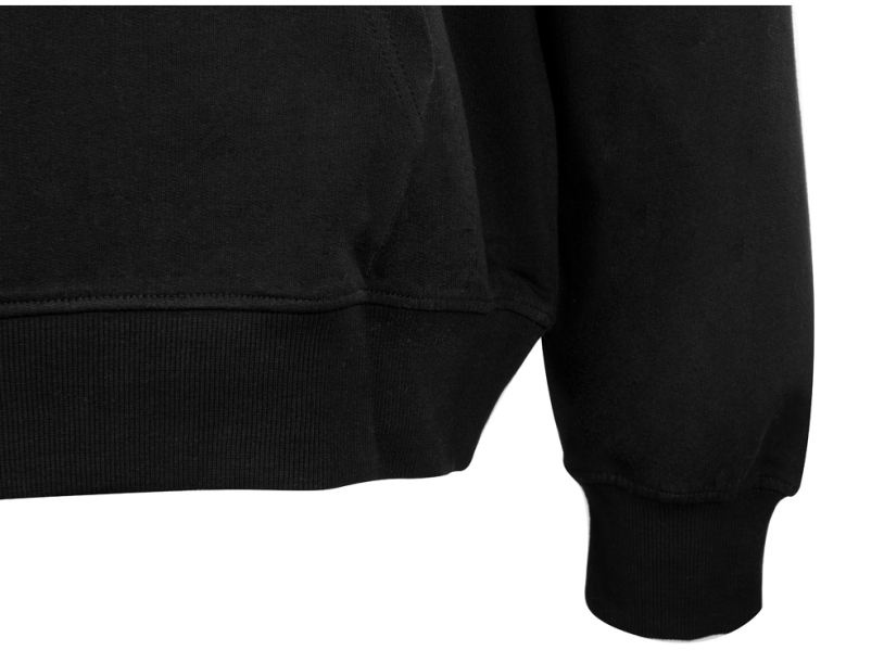 Худи Warsaw, унисекс (черный) 2XL (Изображение 6)