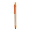 Ручка шариковая из картона (оранжевый) (Изображение 1)