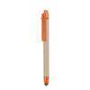 Ручка шариковая из картона (оранжевый) (Изображение 2)