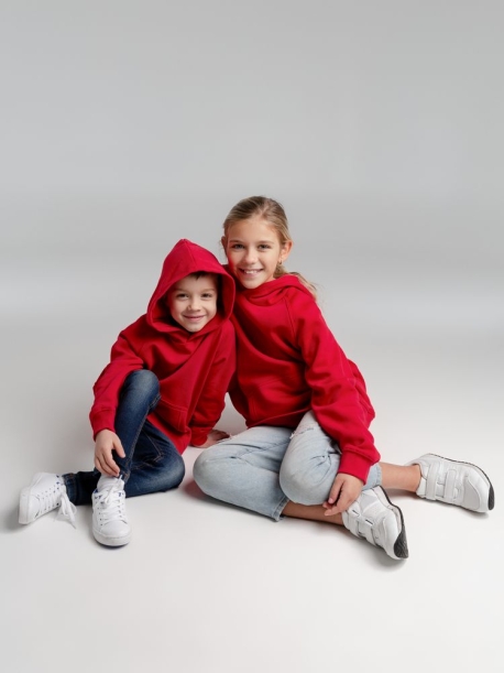 Толстовка детская Stellar Kids, красная, на рост 106-116 см (6 лет) (Изображение 10)