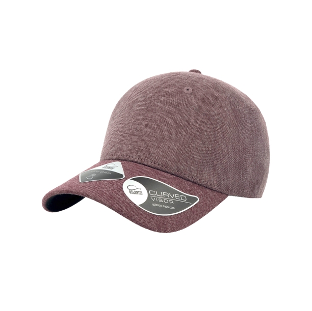 Бейсболка"Uni-Cap Piquet", без панелей и швов,бордовый, 83% полиэстер 15% вискоза 2%эластан 190 г/м2 (Изображение 1)