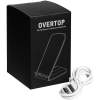 Быстрое беспроводное зарядное устройство Overtop, белое (Изображение 8)
