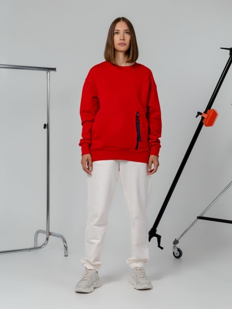 Свитшот унисекс Kosmos 2.0, красный, размер XL/ XXL (Изображение 7)