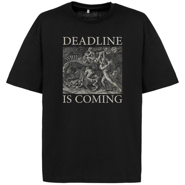 Футболка оверсайз Deadline, черная, размер M/L (Изображение 3)