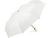 Зонт складной из бамбука ÖkoBrella полуавтомат (белый)  (Изображение 1)