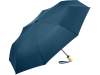 Зонт складной из бамбука ÖkoBrella полуавтомат (navy)  (Изображение 1)