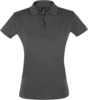Рубашка поло женская Perfect Women 180 темно-серая (Изображение 1)