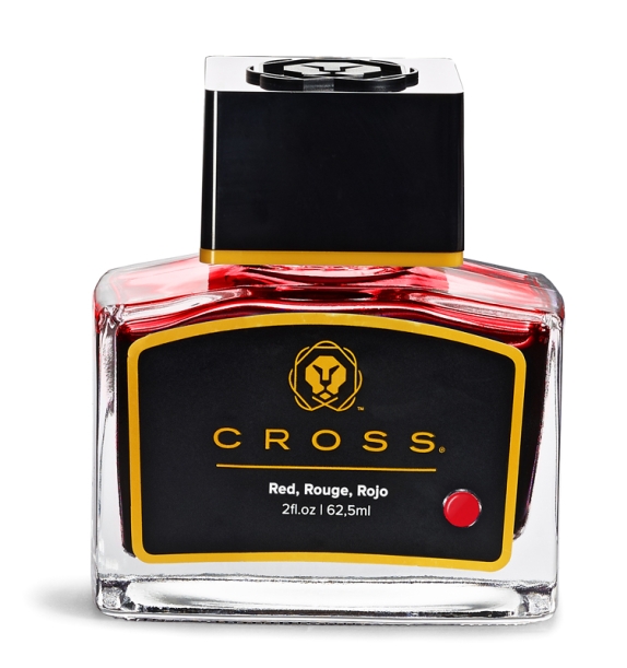 Флакон с чернилами Cross для перьевой ручки, красный, 62,5 мл (Изображение 1)