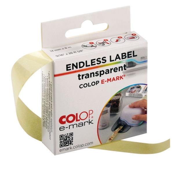 Клейкая лента для принтера Colop e-mark, прозрачная (Изображение 1)