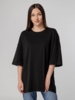 Футболка унисекс оверсайз Crosstown, черная, размер S (Изображение 4)