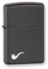 Зажигалка для трубок ZIPPO Pipe с покрытием Black Matte, латунь/сталь, чёрная, матовая, 36x12x56 мм (Изображение 1)