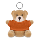 Медведь плюшевый на брелоке (оранжевый)