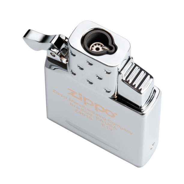 Газовый вставной блок для широкой зажигалки Zippo, одинарное пламя, нержавеющая сталь (Изображение 1)
