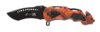 Нож складной Stinger, 100 мм, (чёрный), материал рукояти: алюминий (оранжевый камуфляж) (Изображение 1)