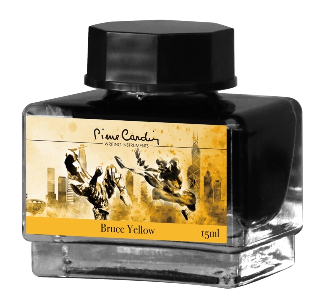 Флакон чернил Pierre Cardin 15мл, серия CITY FANTASY цвет Bruce Yellow (Желтый Брюс) (Изображение 1)