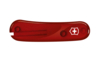 Передняя накладка для ножей VICTORINOX 85 мм, пластиковая, полупрозрачная красная (Изображение 1)