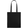 Холщовая сумка BrighTone, черная с черными ручками (Изображение 3)