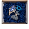 Набор для упаковки подарка Adorno, белый с синим (Изображение 3)