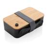 Ланчбокс из переработанного полипропилена RCS с бамбуковой крышкой и столовым прибором (Изображение 1)
