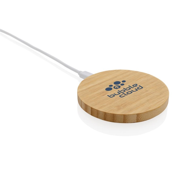 Док-станция Bamboo FSC® для беспроводной зарядки, 15 Вт (Изображение 4)