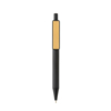 Ручка из переработанного ABS-пластика GRS с бамбуковым клипом (Изображение 1)