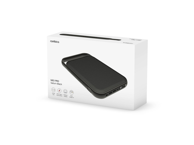 Внешний аккумулятор NEO Saturn для ноутбуков с QC/PD, 55000 mAh (черный)  (Изображение 6)