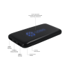 Внешний аккумулятор с подсветкой Bplanner Power 4 ST, 8000 mAh (Синий) (Изображение 3)