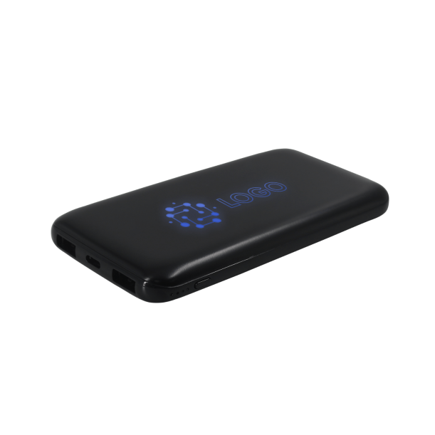 Внешний аккумулятор с подсветкой Bplanner Power 4 ST, 8000 mAh (Синий) (Изображение 1)