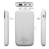Внешний аккумулятор Bplanner Power 3 ST, софт-тач, 10000 mAh (Белый) (Изображение 4)